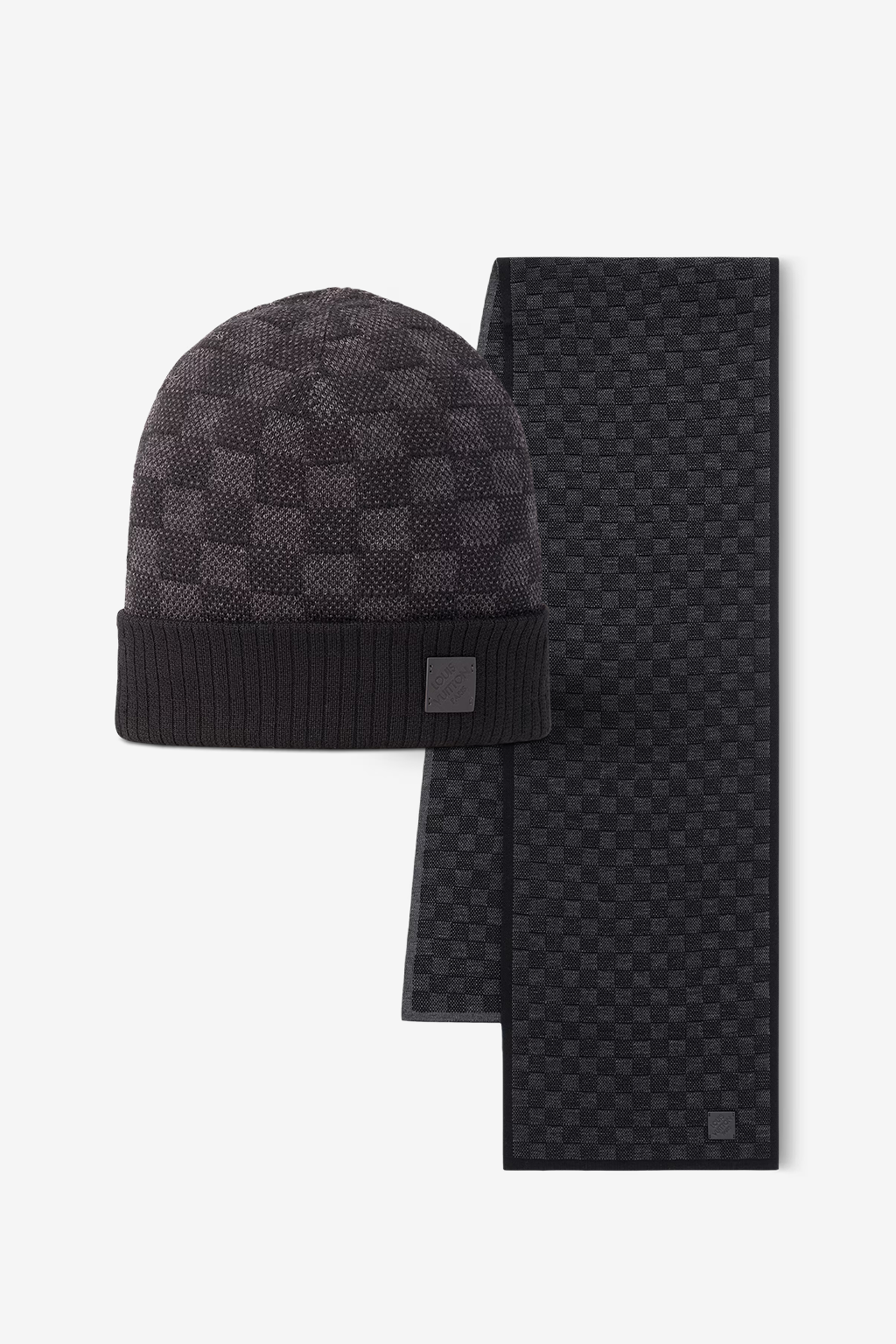 LV Beanie + Scarf set