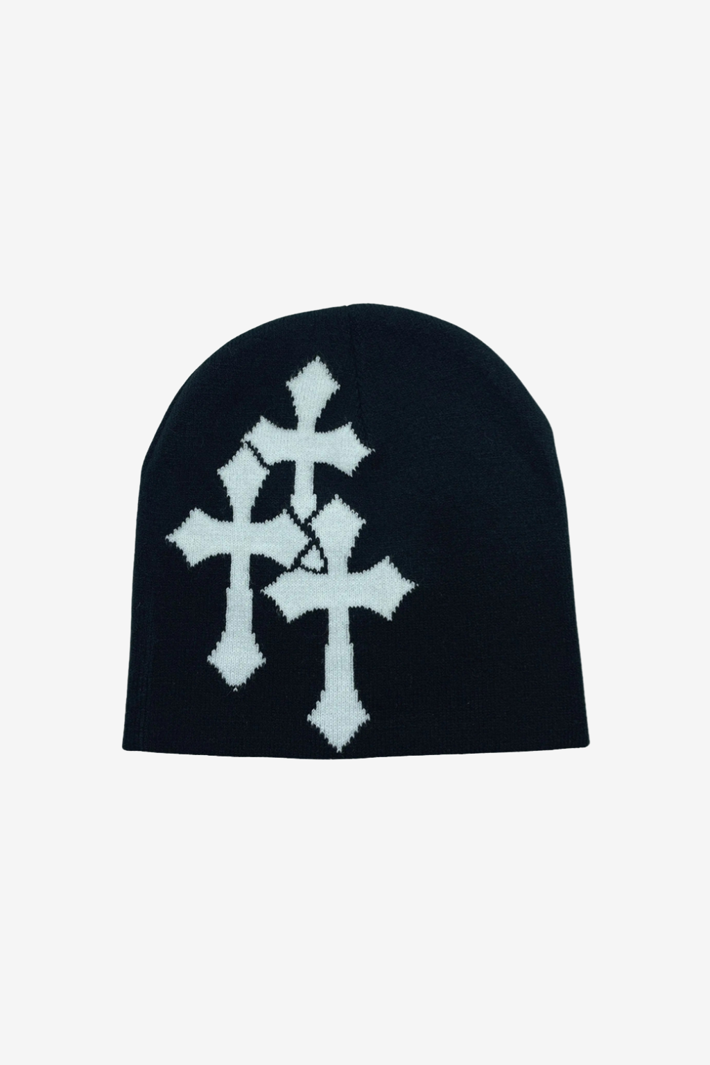 CH Crosses Beanie - Black White